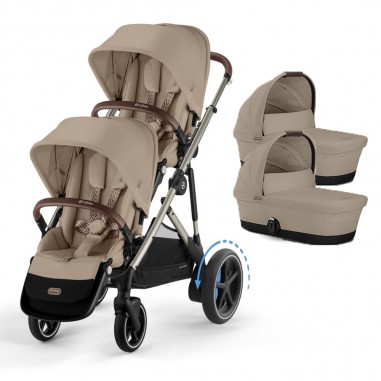 Pack Jumeaux poussette e-Gazelle S...