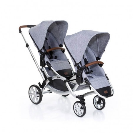 poussette double abc design zoom graphite grey