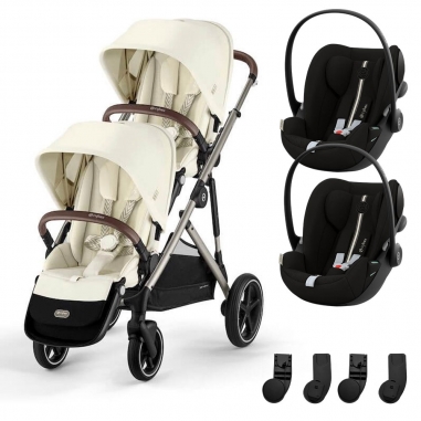 Pack Jumeaux poussette Gazelle S 2025...