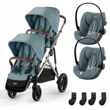 Pack Jumeaux poussette Gazelle S 2025...