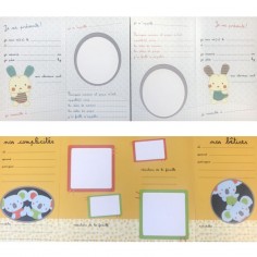 Livre de Naissance Jumeaux "Coucou C'est nous" 2