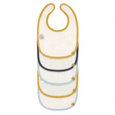 Lot de 5 Bavoirs éponge Petite Baleine d'Eau Lässig Lässig - 1 2