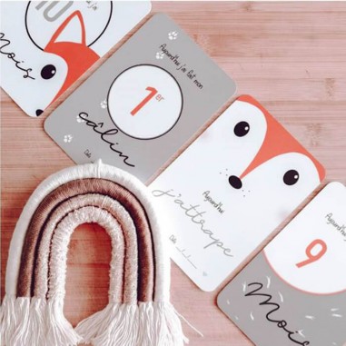 Cartes Etapes Renard Pour Jumeaux Mes Petits Bonheurs A La Carte