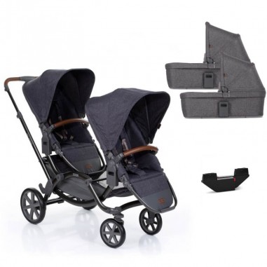 poussette double design