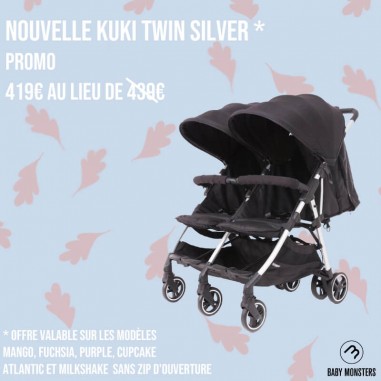 poussette double baby