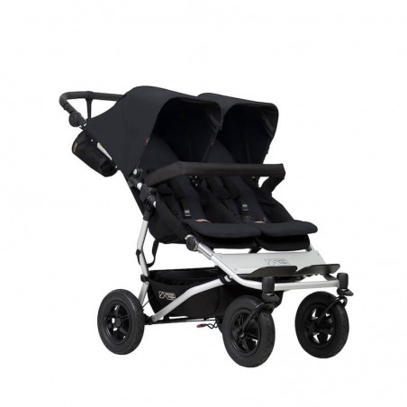 Pack Poussette Double Duet V3.2 Black + 2 Nacelles Carrycot Plus Mountain Buggy - 2