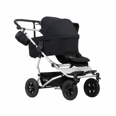 Pack Poussette Double Duet V.3 Silver + 2 Nacelles Carrycot Plus