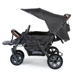Nouvelle Poussette Triplet Anthracite Childhome Childhome - 1 2