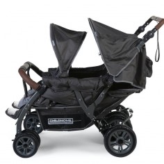 Nouvelle Poussette Quadruple Anthracite Childhome Childhome - 1 2