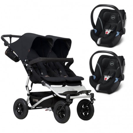 poussette pour jumeaux avec coque