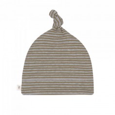 Bonnet de Naissance Rayé Gris Chiné Lässig 2