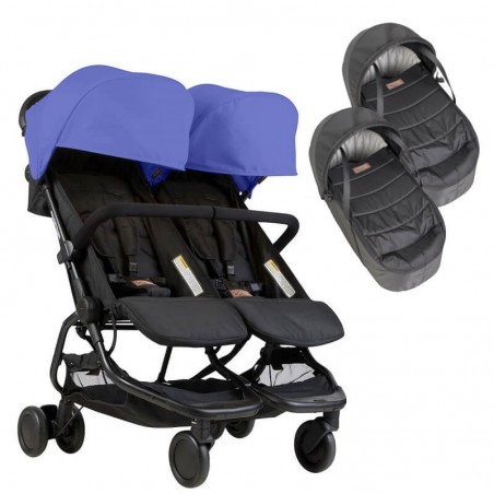 Pack Poussette Double Nano Duo + 2 Nacelles Cocoon Mountain Buggy Mountain Buggy - 32