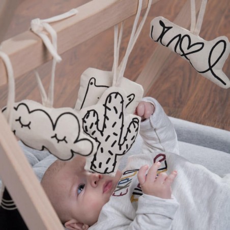 Arche d'Éveil Jumeaux Tipi Play Gym avec Jouets Childhome