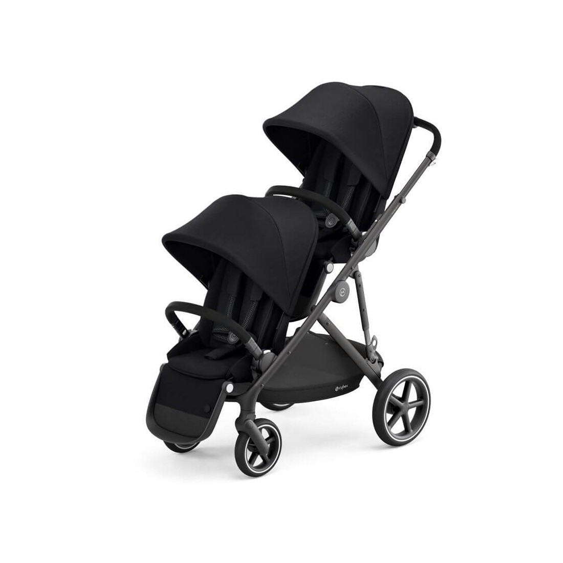 poussette double et siege auto