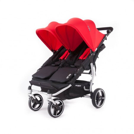 Easy Twin 3S Light Chassis Silver Poussette Double Réversible + Habillage Pluie Baby Monsters Baby Monsters - 10