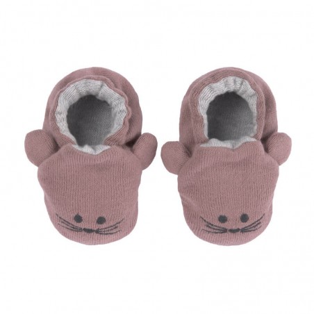 Chaussons Bébé en Coton Bio Little Chums Souris Lässig