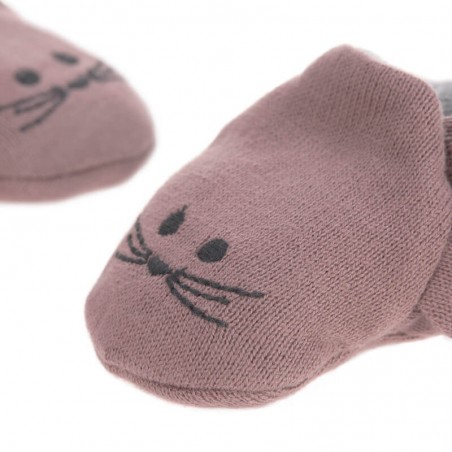 Chaussons Bébé en Coton Bio Little Chums Souris Lässig