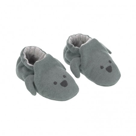 Chaussons Bébé en Coton Bio Little Chums Chien Lässig