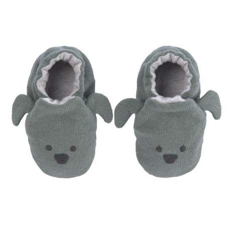 Chaussons Bébé en Coton Bio Little Chums Chien Lässig