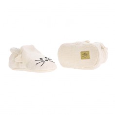 Chaussons Bébé en Coton Bio Little Chums Chat Lässig 2