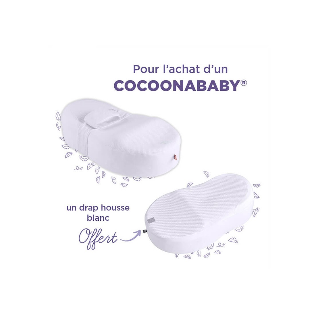 Pack Cocoonababy® (avec drap) + drap offert RED CASTLE, Vente en ligne de  Matelas bébé