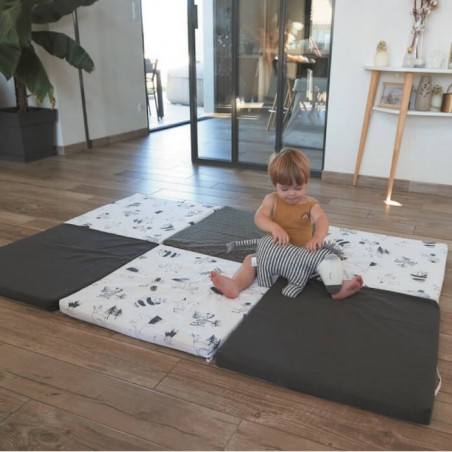 Tapis de Motricité XL Black & White Candide