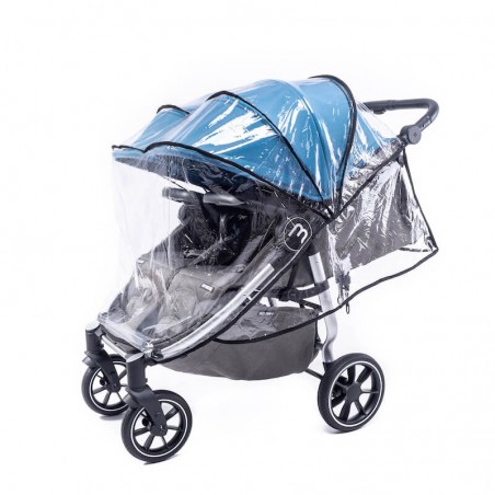 Pack Trio Easy Twin 4 Silver + 2 Nacelles Rigides Baby Monsters + 2 Coques Aton 5 Cybex Baby Monsters - 73