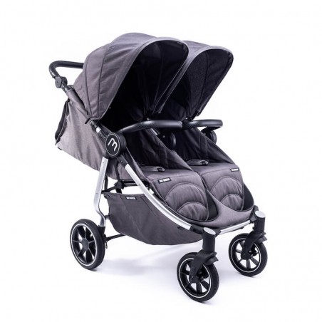 Pack Trio Easy Twin 4 Silver + 2 Nacelles Rigides Baby Monsters + 2 Coques Aton 5 Cybex Baby Monsters - 47