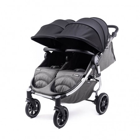 Pack Trio Easy Twin 4 Silver + 2 Nacelles Rigides Baby Monsters + 2 Coques Aton 5 Cybex Baby Monsters - 58