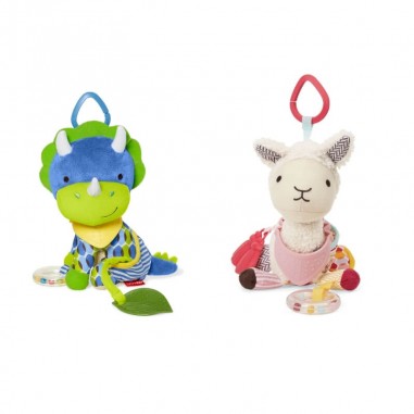 Dinosaure & Lama - Lot de 2 Jouets d'Activités Skip Hop