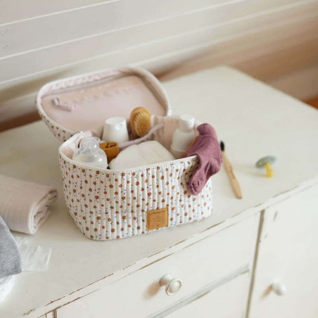 Trousse de Toilette Vanity Nomade pour Bébé Fleurs Blanc Lässig Lässig - 4