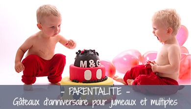 Idées de gâteaux d'anniversaire pour jumeaux et multiples. 